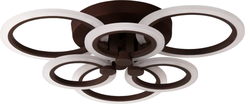 Люстра светодиодная 53033/6CF 600*600*140mm 6 колец