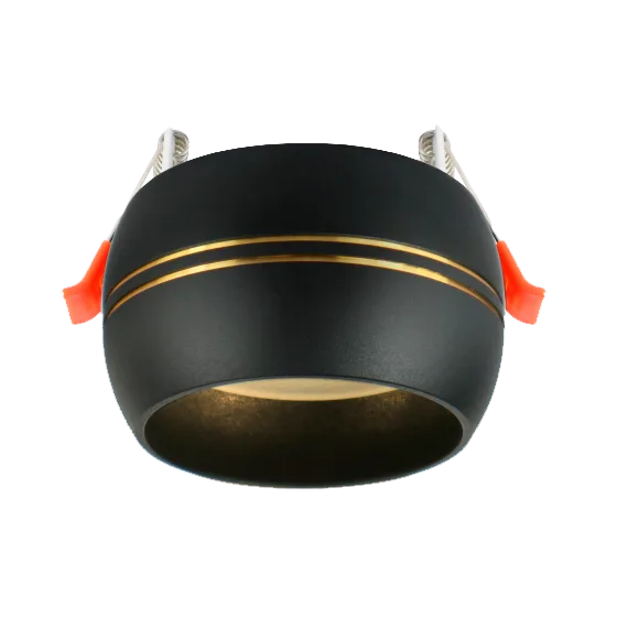 Светильник KL81 ЭРА, 12V, 50W, черный/золото, 90*53mm