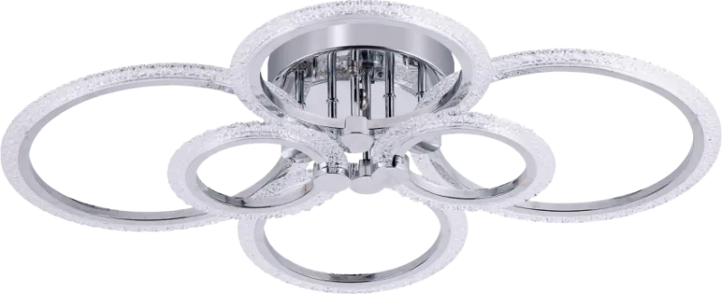 Люстра светодиодная 60512/6CR (LED) 730*560*140mm 6 колец