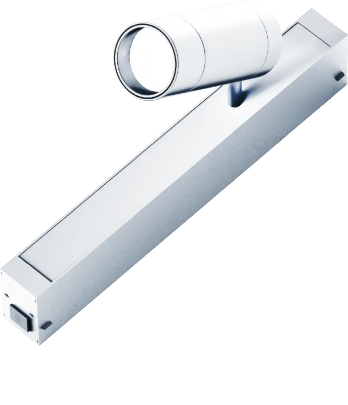 Светильник BADDY, система SLIMLINE, White 7W 15°-38° SMART DIM CRI90 TRIX 3000-6000К,80x40mm
