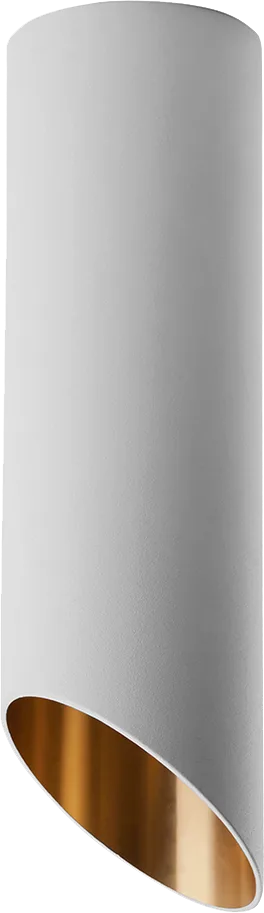 Светильник потолочный MR16 35W 230V, белый/золото ML182 55*200mm