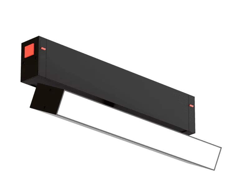 Светильник PINFLAT,система SLIMLINE, Black 9W SMART DIM CRI90 OSRAM TRIX 3000-6000К, 202х25mm