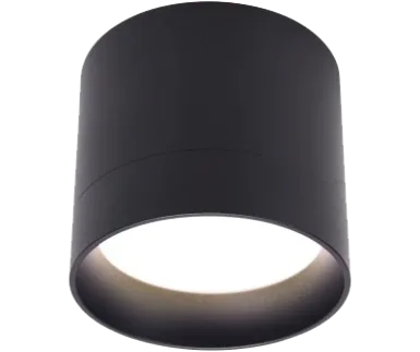 Светильник потолочный HL353 черный, 12W, 220V, GX53, 82*70мм