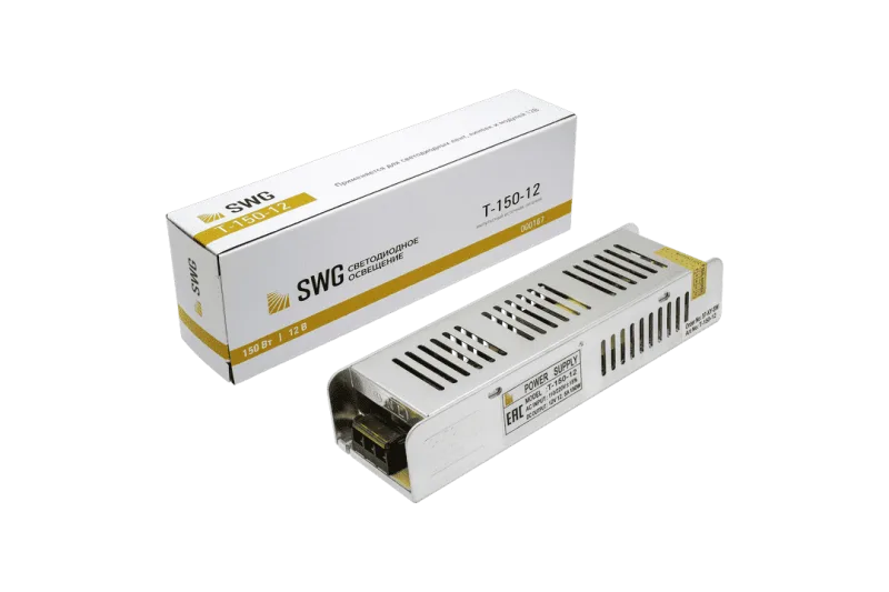 Блок питания тонкий SWGroup Т-150w-12v (узкий)