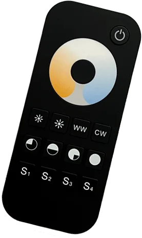 Пульт RT-2 (MIX CCT 3000-6000K) черный (1 зона)