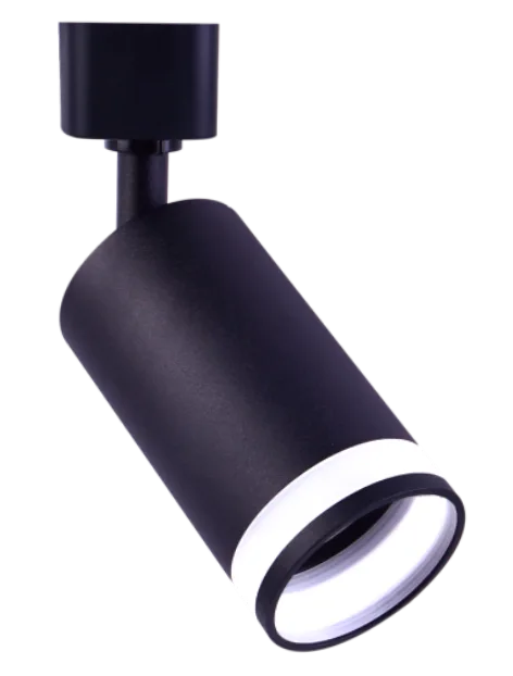 Светильник трековый TR-GU10-TL 6RB, под лампу GU10, 230V, 90°, черный, INHOME, 185*55мм