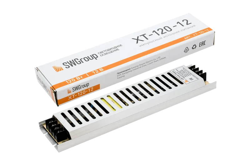 Блок питания SWGroup 120Вт 12В ультратонкий сетка XT-120-12 IP20
