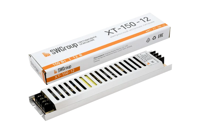 Блок питания SWGroup 150Вт 12В ультратонкий сетка XT-150-12 IP20