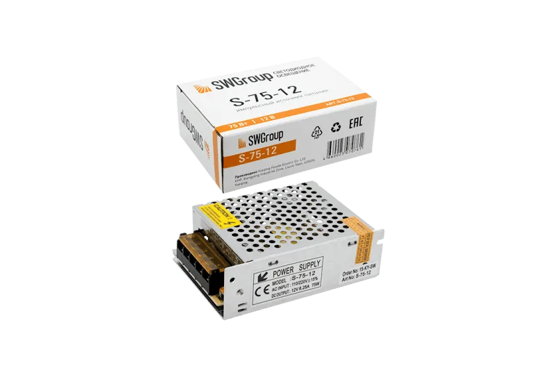 Блок питания сетка SWGroup S-75w-12v