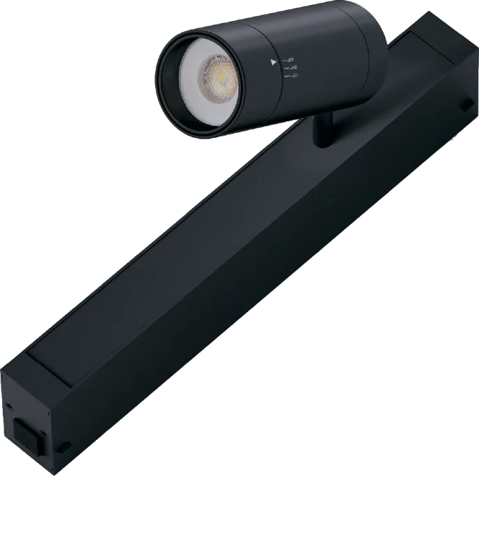 Светильник BADDY, система SLIMLINE, тип магнитный, Black 12W SMART DIM CRI90 TRIX 3000-6000К, 100x50