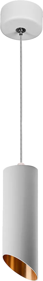 Светильник потолочный на подвесе MR16 35W 230V, белый/золото, D55*H200 ML1828