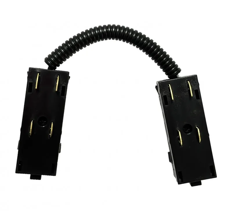 Гибкий коннектор для трековой системы SLIMLINE, 220V, Black, 25x45x20х2mm