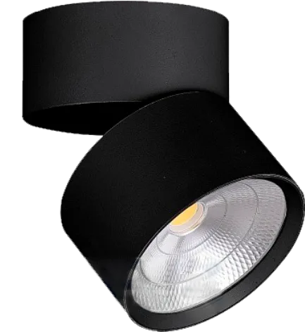 Светильник светодиодный 15W 1350Lm. 90 градусов черный, Al520 83*125mm 4000K