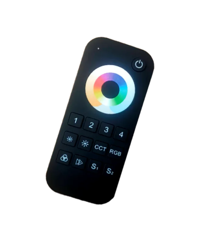 Пульт RT-9 (RGB\RGBW) черный (4 зона)