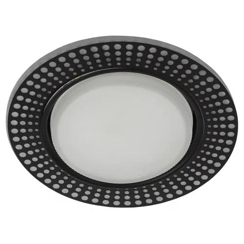 Светильник DK LD29 WH/BK ЭРА декор cо светодиодной подсветкой GX53, белый/черный
