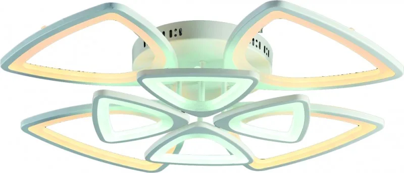 Люстра потолочная светодиодная 2.4G дистанционное управление 200W LED RG-CL8011/4+4 треугольники