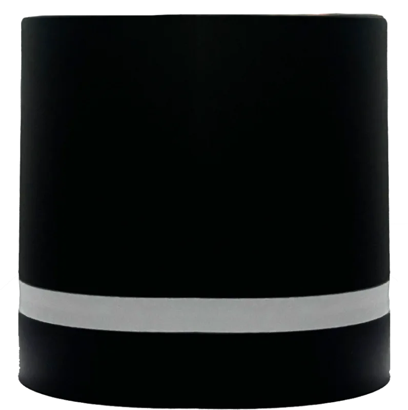 Светильник с ободком под лампу GX53 черный BAUF ED-GX53 84*84