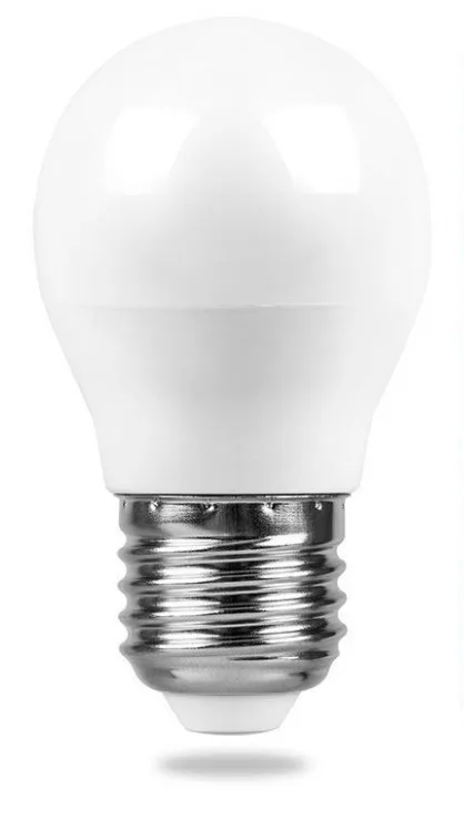 Лампа светодиодная шарик Saffit 11W 230V E27 4000K G45 Сафит SBG4511