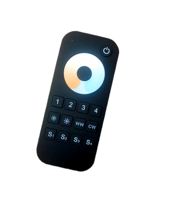 Пульт RT-7 (MIX CCT 3000-6000K) черный (4 зона)