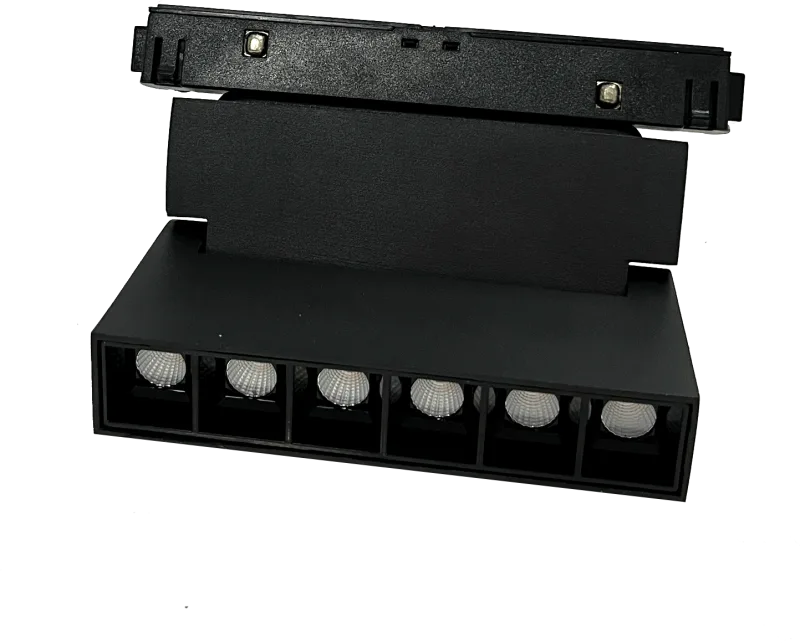 Светильник магнитный трековый А107-20 CX SBK 6W 48V 3000K (20*22*108мм)