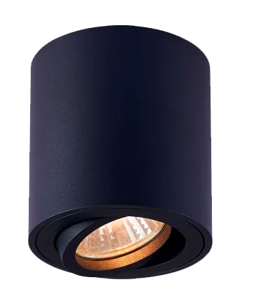 Светильник потолочный МR16 35W 220V, черный ML179, 80*84mm