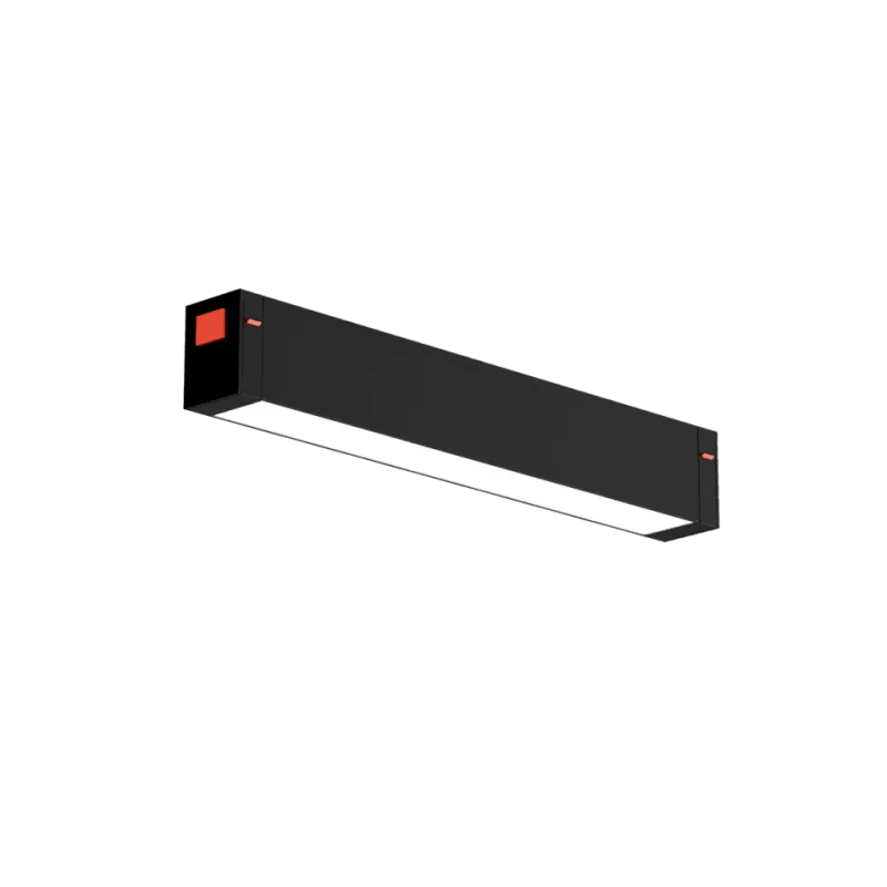 Светильник FLAT, система SLIMLINE, Black 9W SMART DIM CRI90 OSRAM TRIX ССТ 3000-6000К, 220x25x41mm
