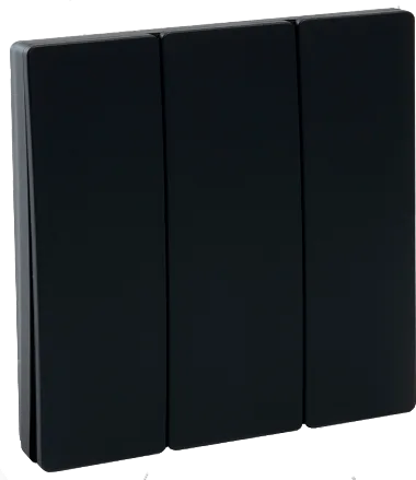 Выключатель дистанционного управления 230V 500W трехклавишный, TM83, черный