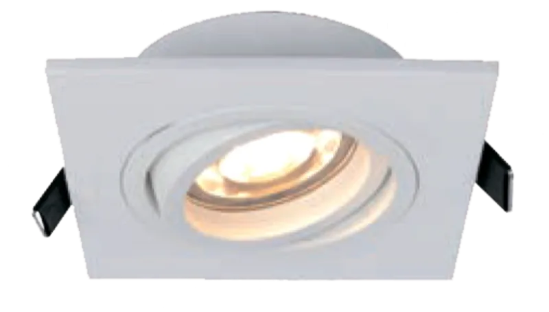 Светильник BASE MR16 GU 10 (без лампы), white, квадратный, 92x92mm