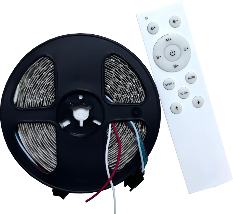 Лента светодиодная SPI, 10,6Вт/м SMD2835 Открытая (IP20) 4000, 24В, 3М Вода swg 5м