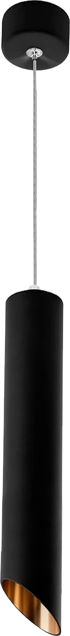 Светильник потолочный на подвесе MR16 35W 230V, черный/золото, D55*H300 ML1838