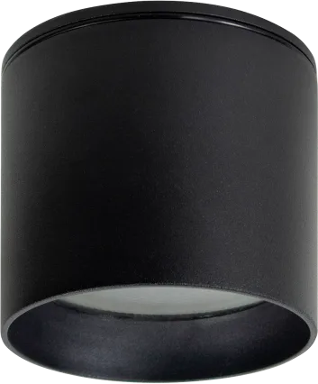 Светильник потолочный 12W, 230V GX53 черный HL363, 82*75mm