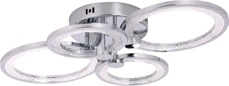 Люстра светодиодная 60512/4CR (LED) 610*400*140mm 4 кольца