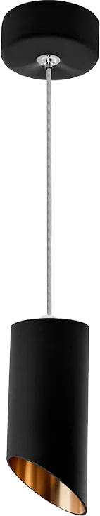 Светильник потолочный на подвесе MR16 35W 230V, черный/золото, D55*H125 ML1818