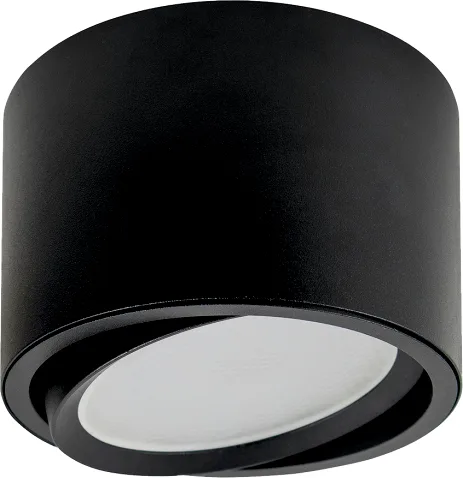 Светильник потолочный 12W, 230V, GX53, черный, HL361